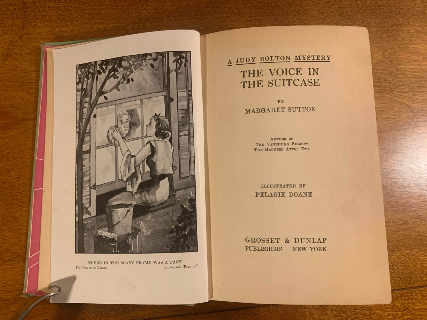 Flipped Pages Margaret Sutton 3 Book Lot, Voice in Staircase, Haunted Attic & Vanishing Shadow 1930s