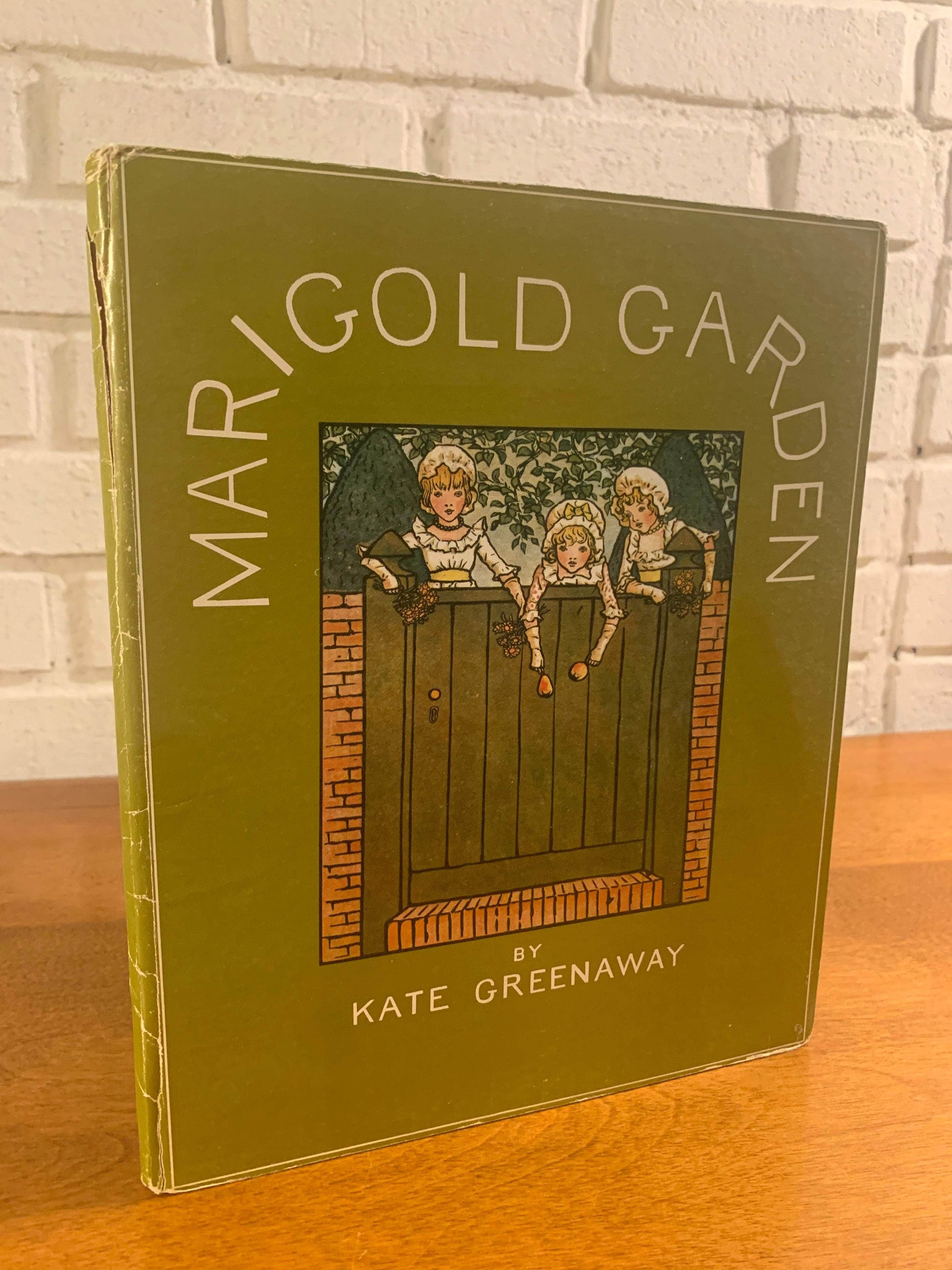 Flipped Pages Marigold Garden by Kate Greenaway (Replica of Orginal)