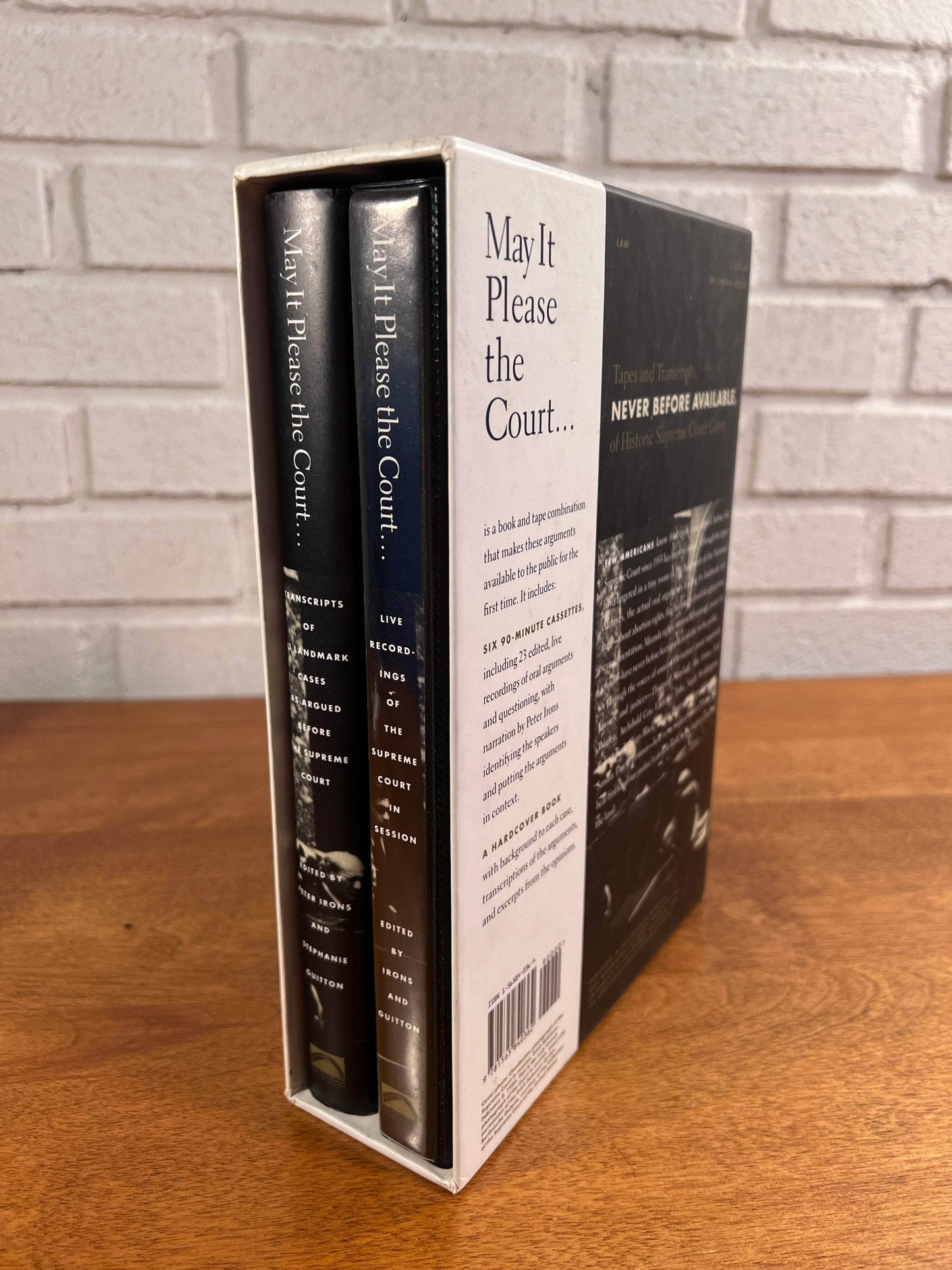 Flipped Pages May It Please the Court Significant Oral Arguments Made Before, Landmark Cases edited by Peter Irons & Stephanie Guitton