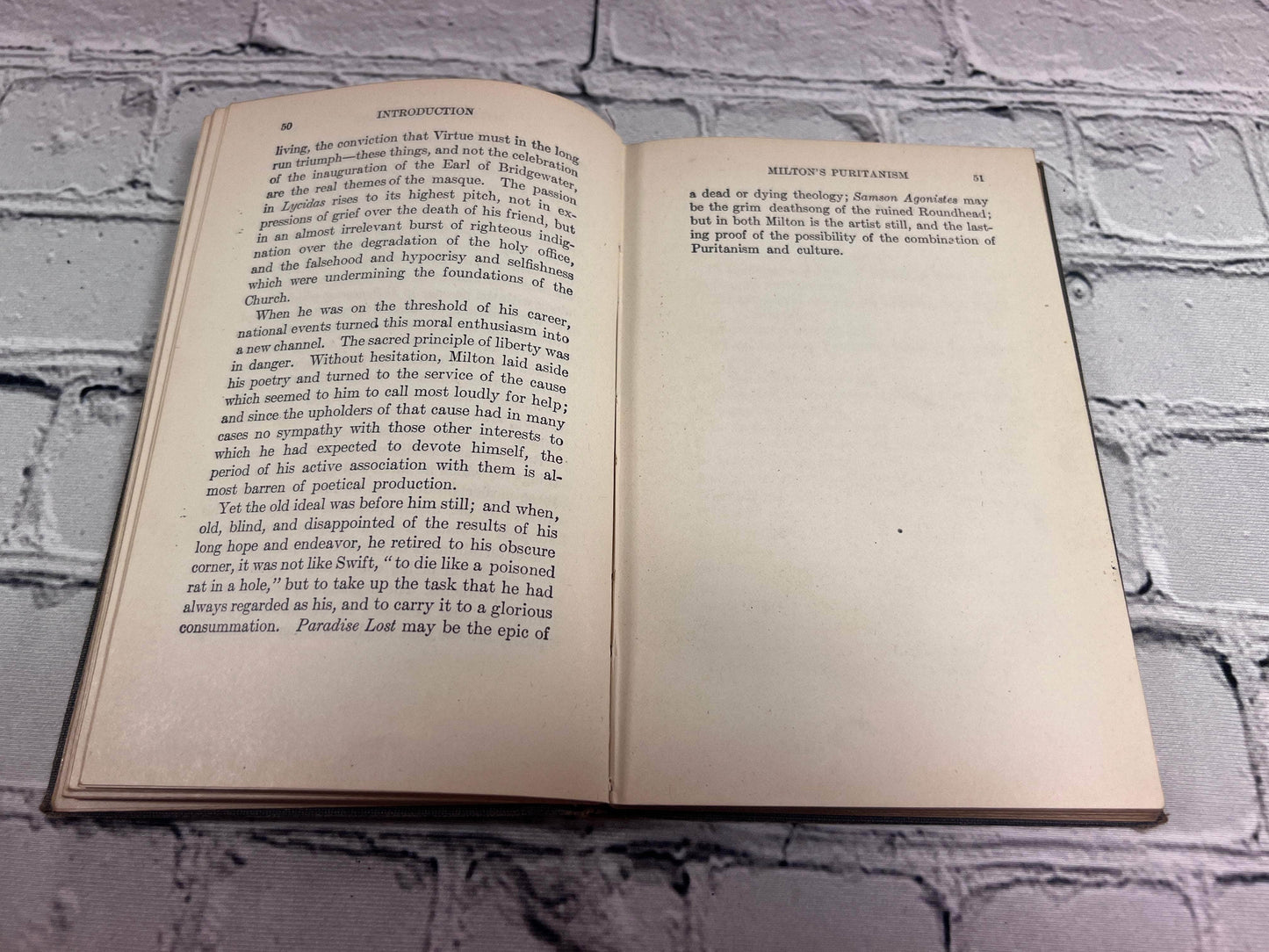 Flipped Pages Minor Poems: L'Allegro, Il Penseroso, Comus & Lycida by John Milton [1908]