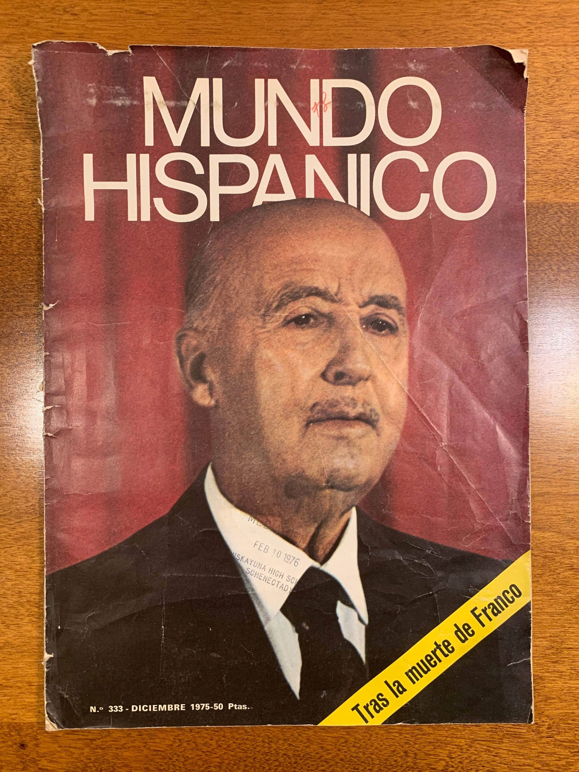 Flipped Pages Mundo Hispanico No. 333, Diciembre 1975-50, Paginas especiales: Encuentro para la Historia