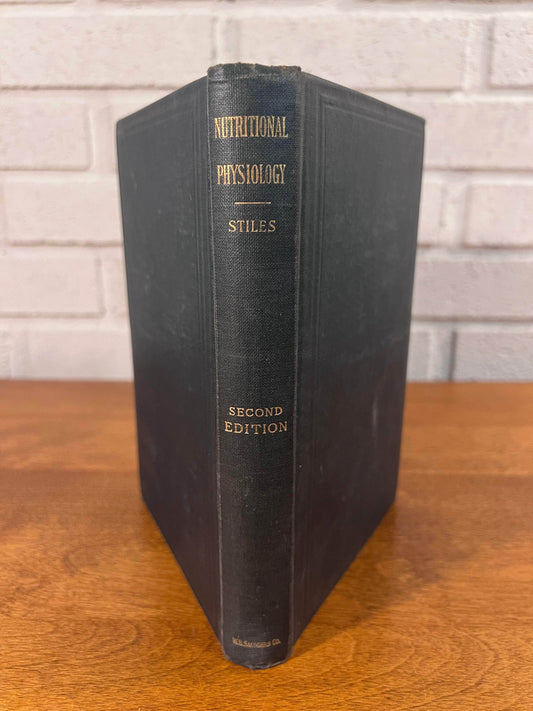 Flipped Pages Nutritional Physiology by Percy Goldthwait Stiles [1916]