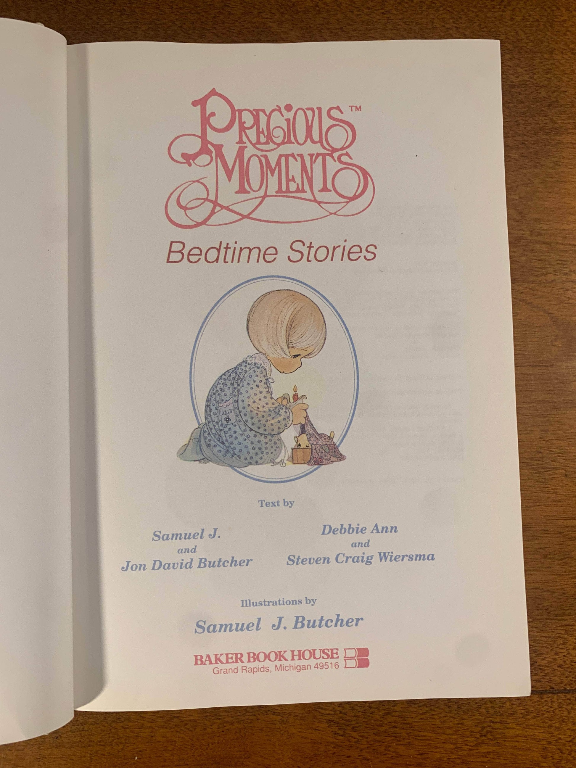 Flipped Pages Precious Moments: Bedtime Stories by Butcher & Wiersma 1989