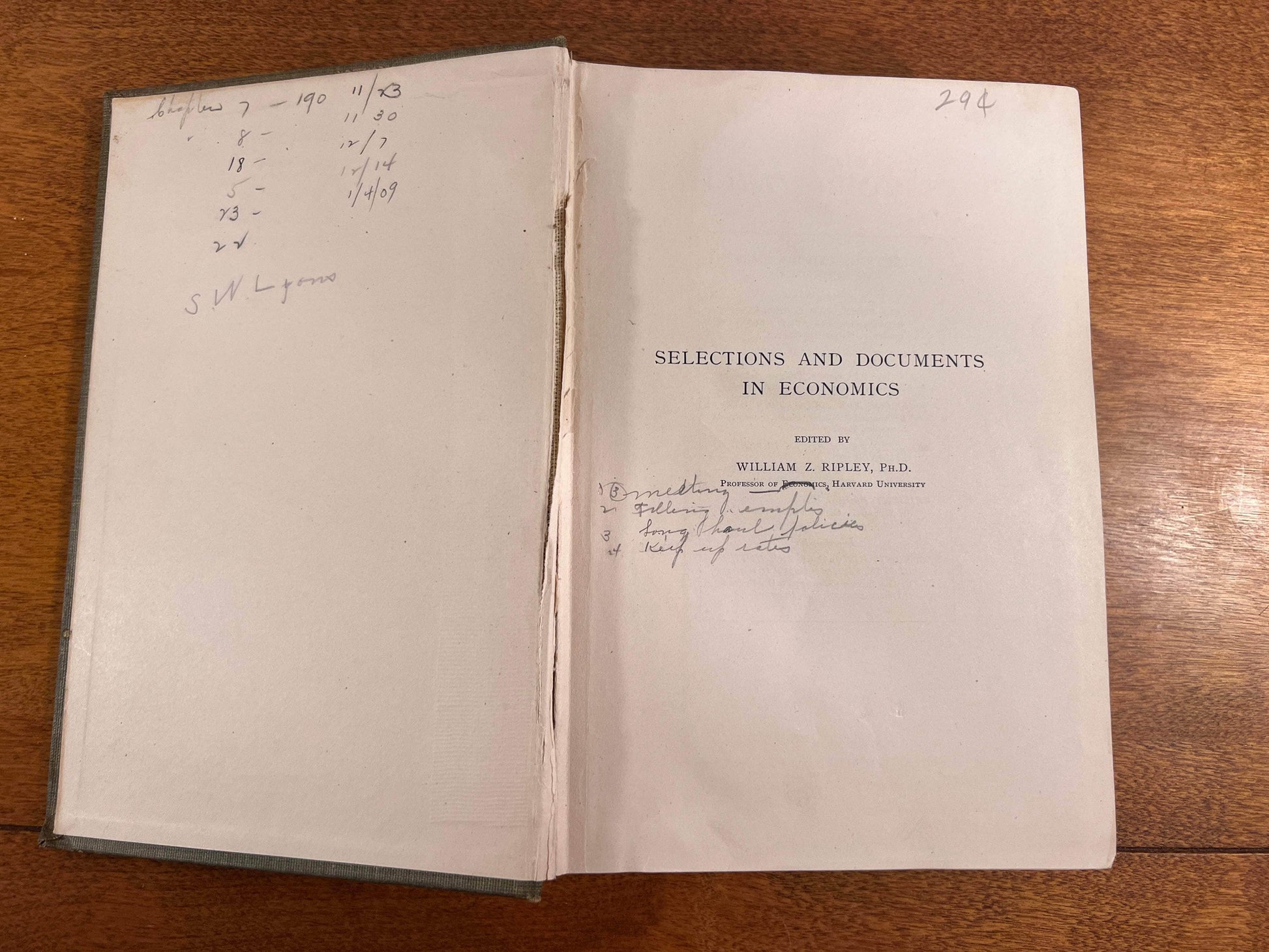 Flipped Pages Railway Problems by William Z. Ripley, 1907