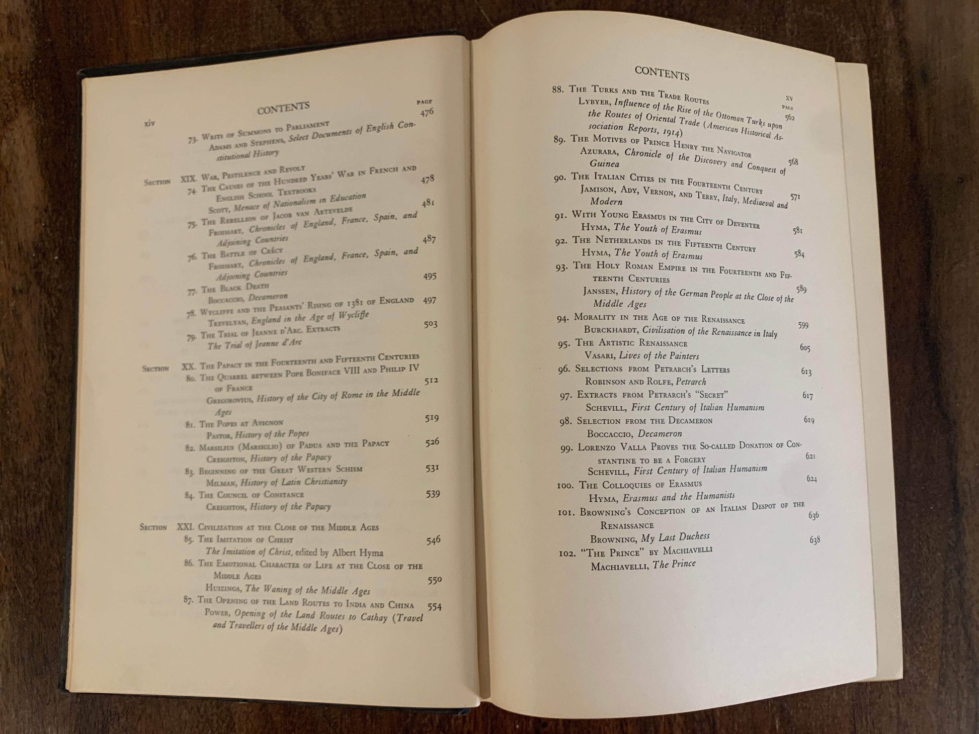 Flipped Pages Readings in Medieval History by Jonathan F. Scott 1933