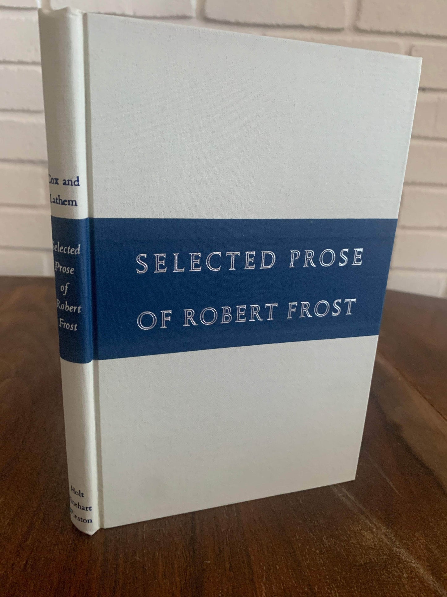 Flipped Pages Selected Prose of Robert Frost 1966