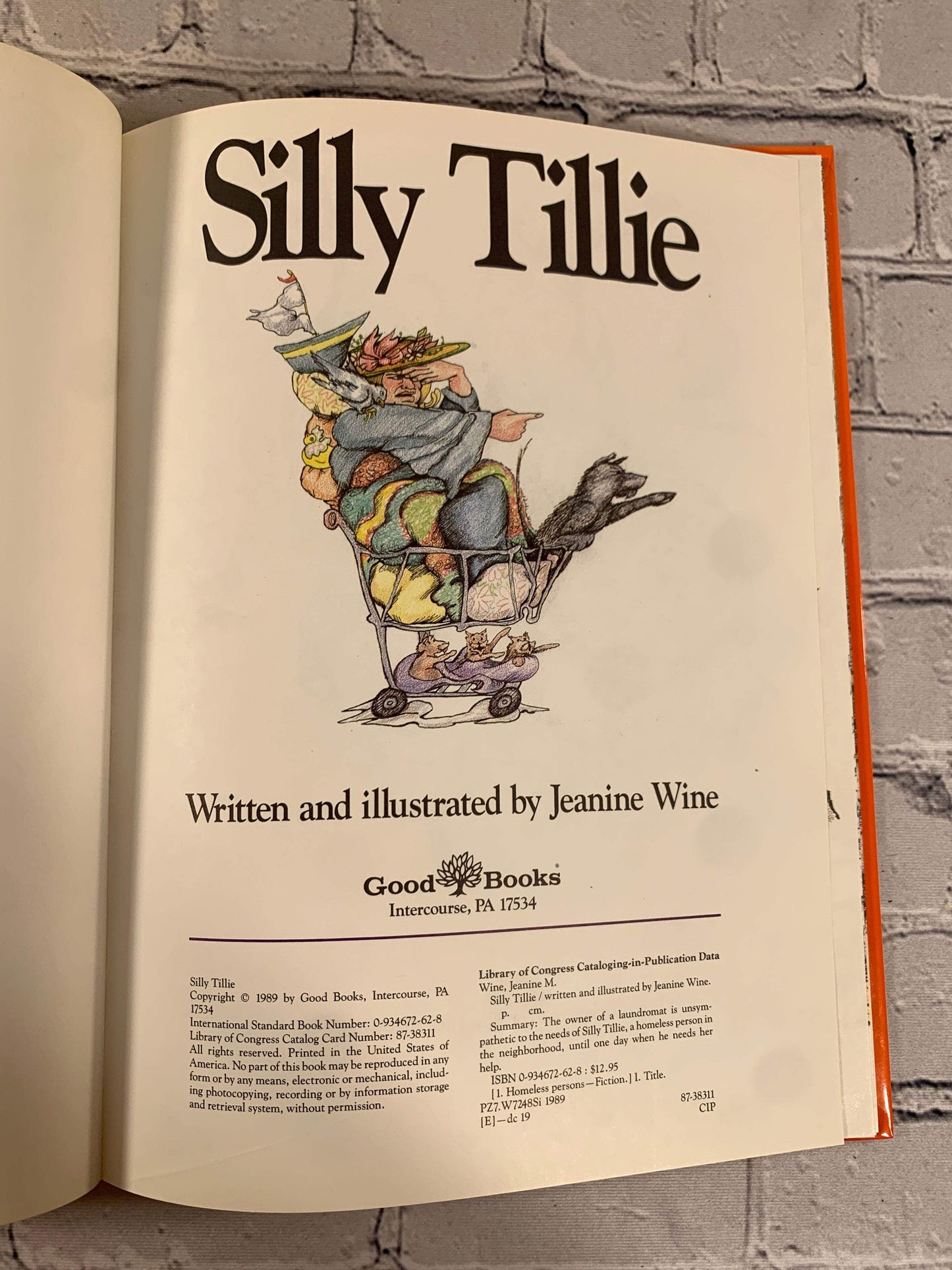 Flipped Pages Silly Tillie by Jeanine M. Wine [1989]