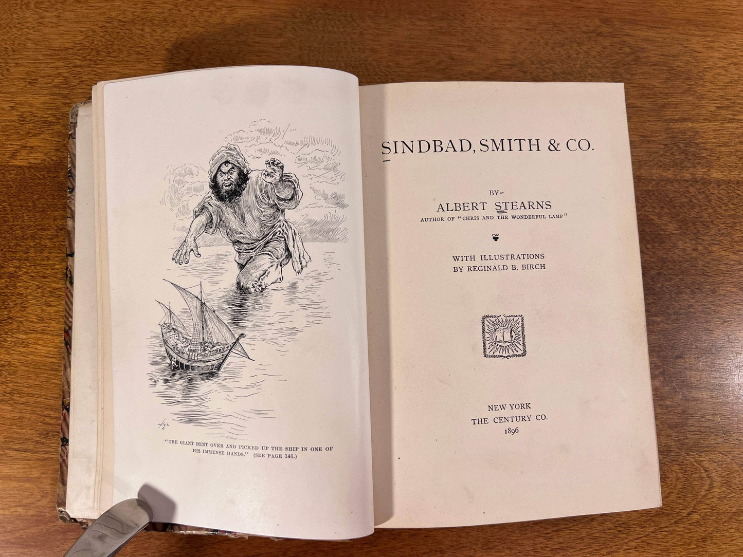 Flipped Pages Sindbad (Sinbad), Smith & Co by Albert Sterns [1896]