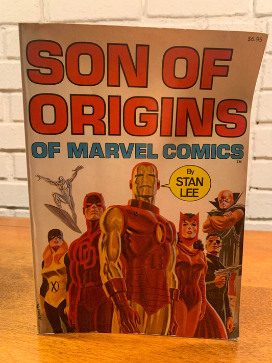 Flipped Pages Son of Origins of Marvel Comics by Stan Lee, 1975 1st Printing