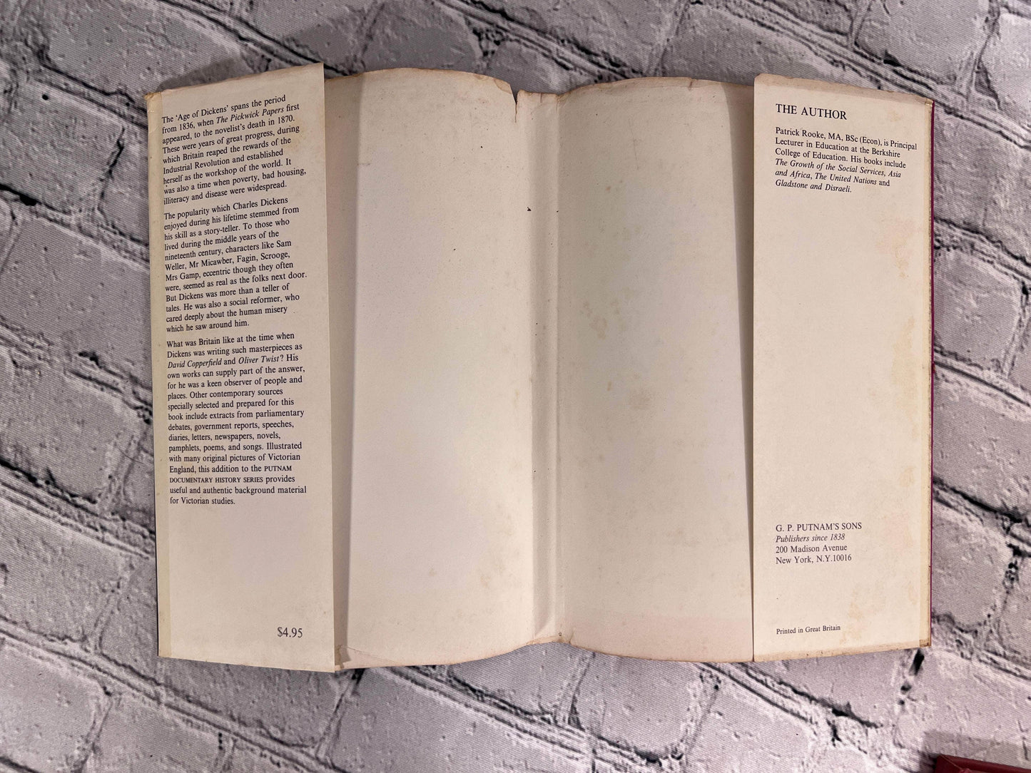 Flipped Pages The Age of Dickens by Patrick rooke [1970]