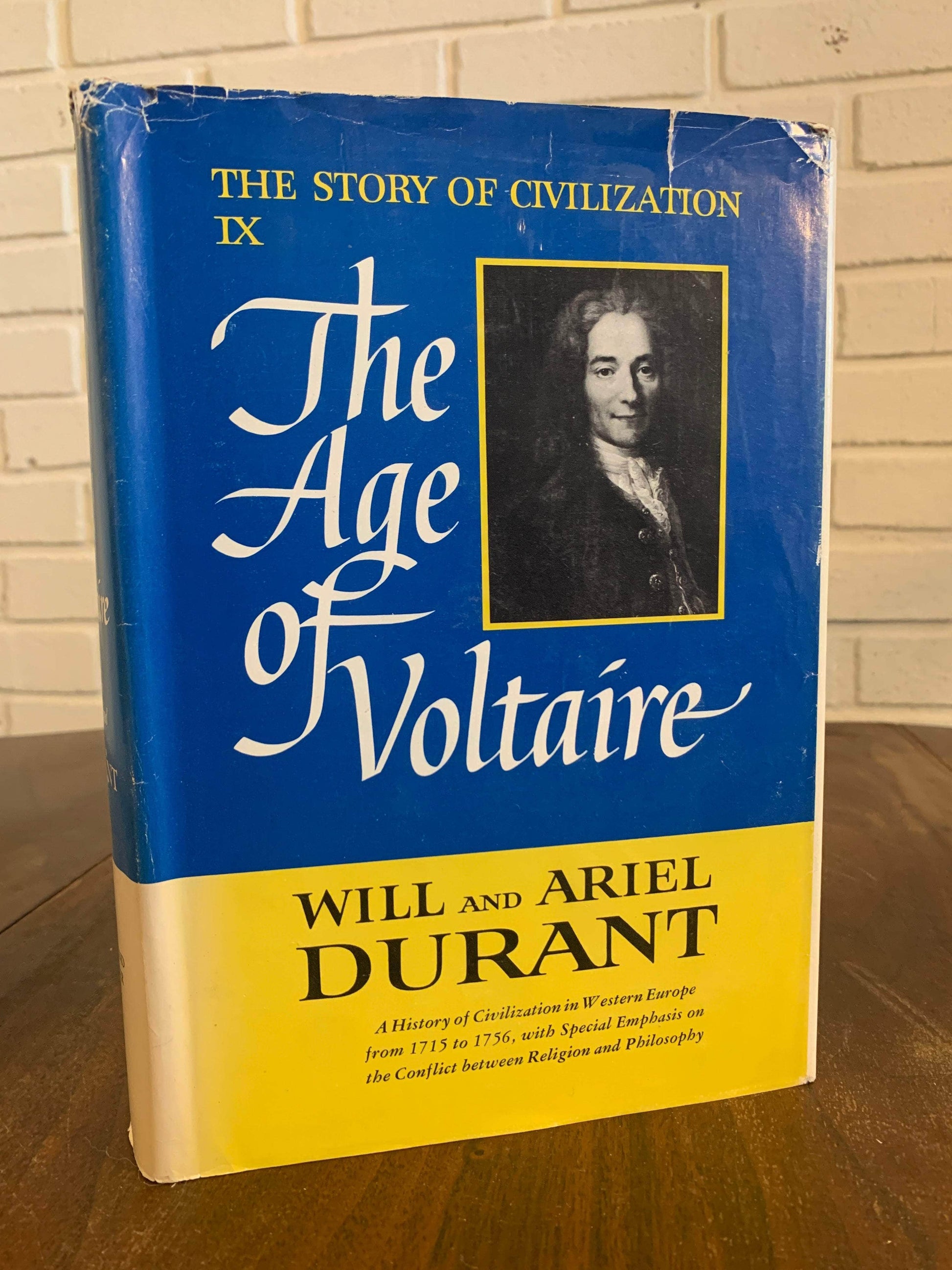 Flipped Pages The Age of Voltaire IX (Age of Civilization) by Will Durant 1965 1st Printing