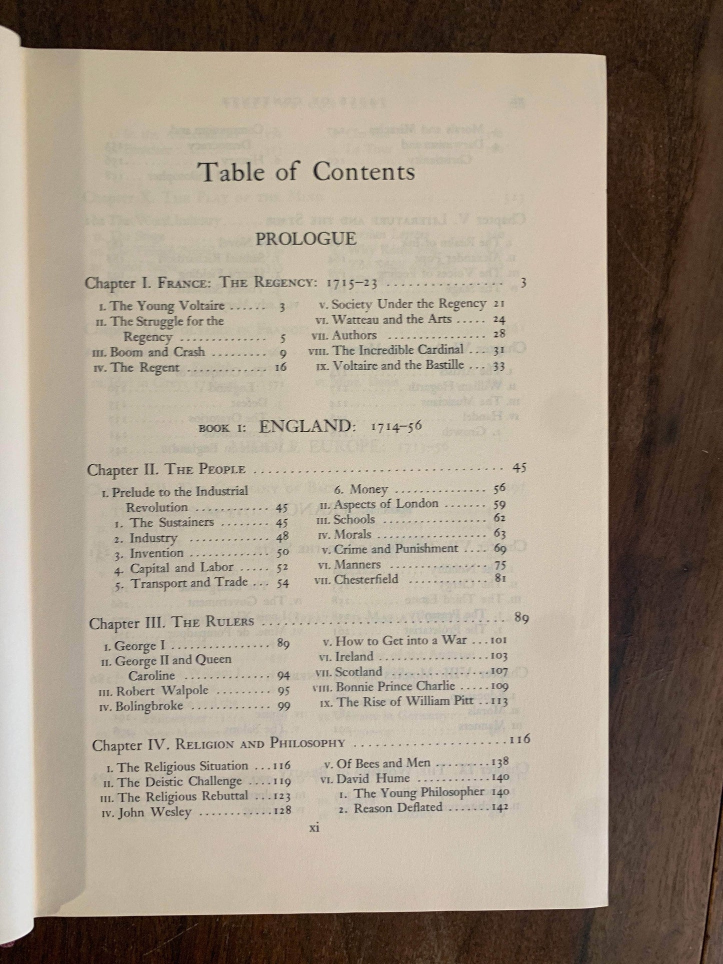 Flipped Pages The Age of Voltaire IX (Age of Civilization) by Will Durant 1965 1st Printing