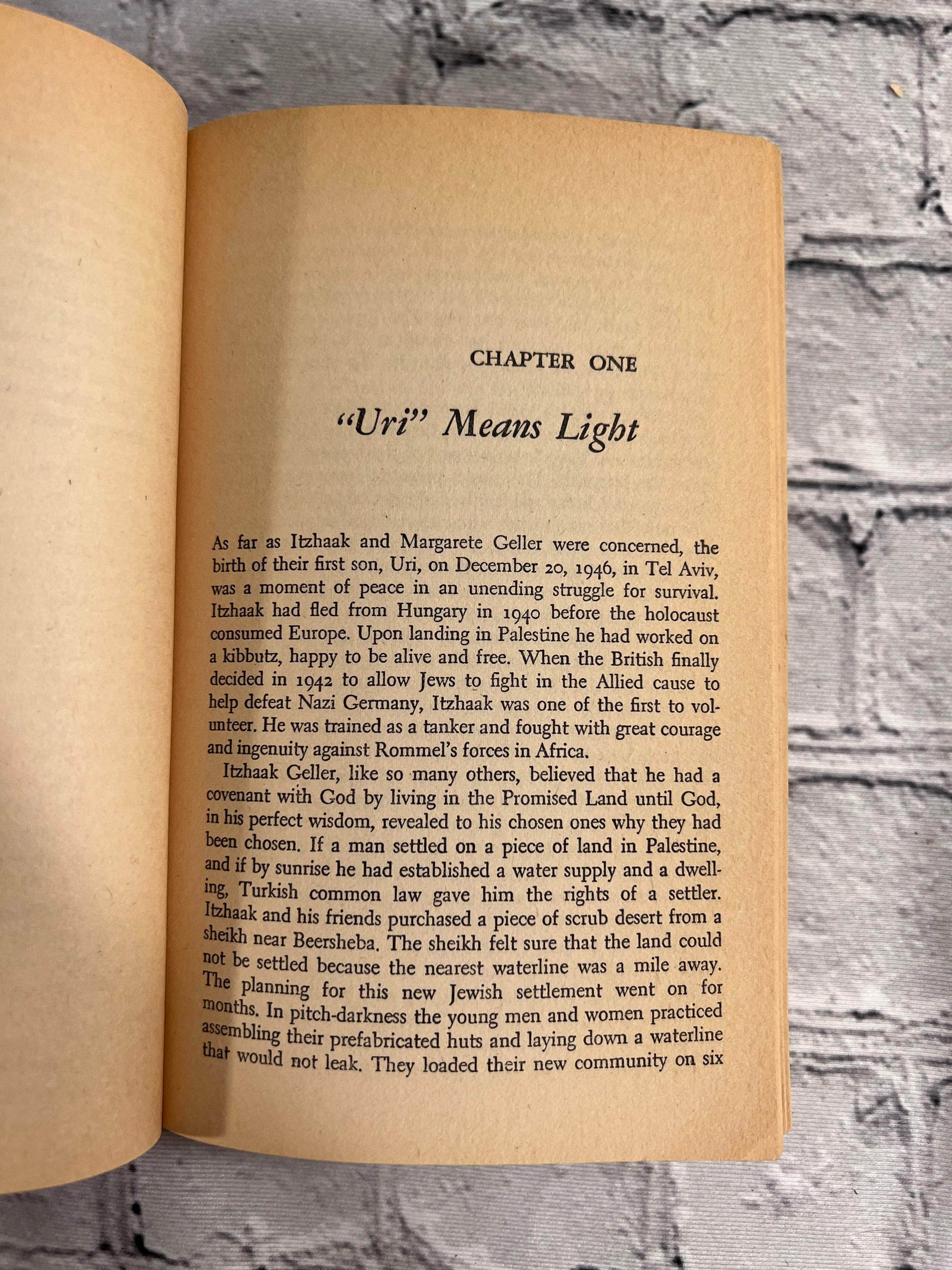 Flipped Pages The Authorised Bio of Uri Geller, Worlds Most Famous Psychic by Andrija Puharich [1974]