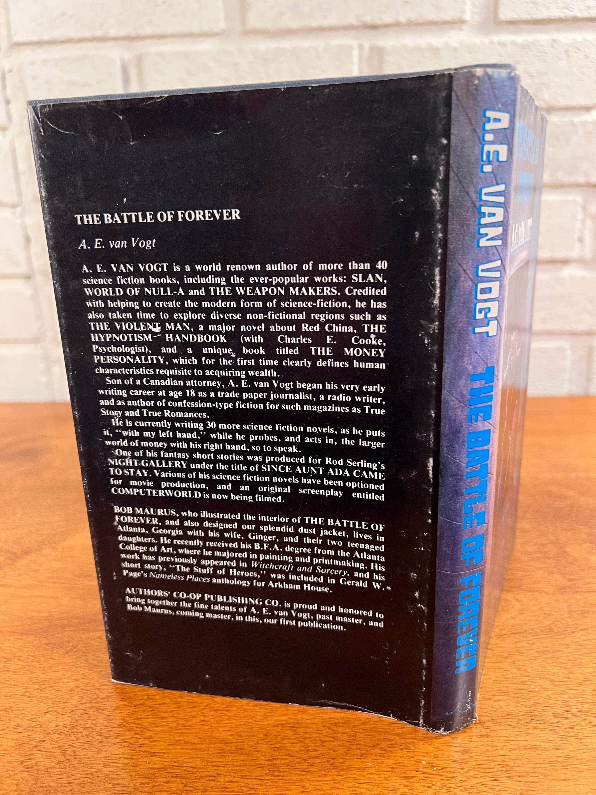 Flipped Pages The Battle of Forever by A.E. Van Vogt [SIGNED #148 of 500]