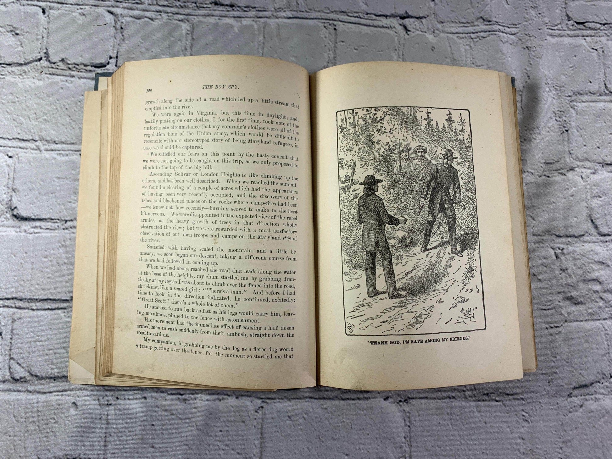 Flipped Pages The Boy Spy by Major J.O. Kerbey [1890]