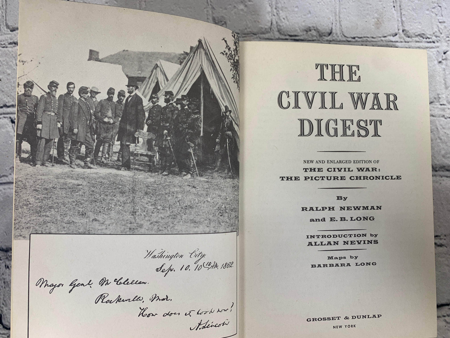 Flipped Pages The Civil War Digest by Ralph Newman [1960]