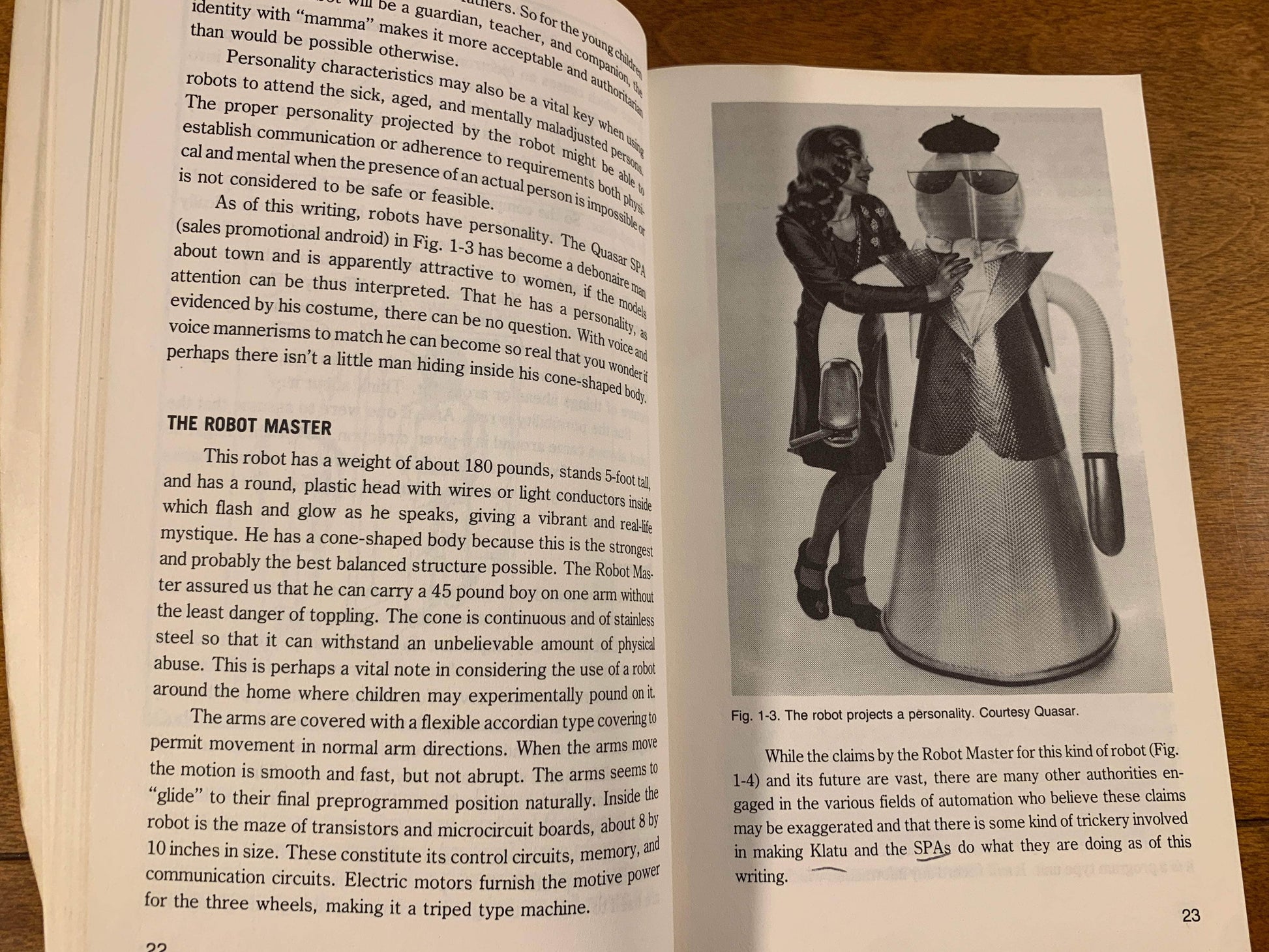 Flipped Pages The Complete Handbook of Robotics by Edward L., Jr. Safford,1978