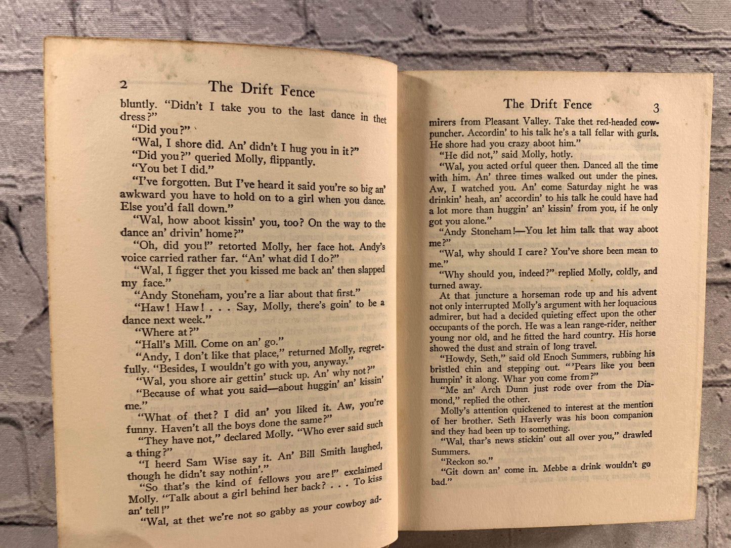 Flipped Pages The Drift Fency by Zane Grey [Walter J. Black]