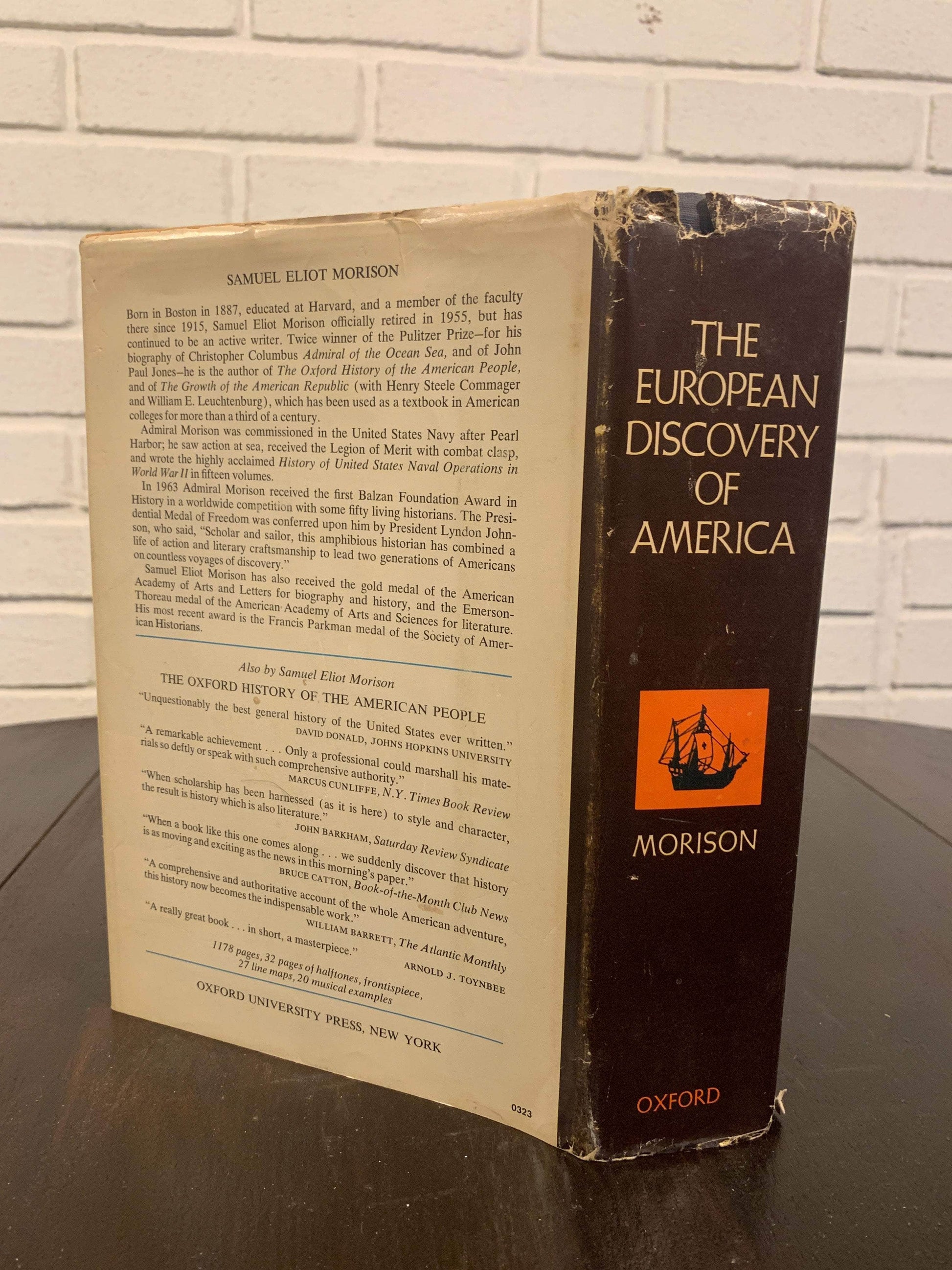 Flipped Pages The European Discovery Of America by Samuel Eliot Morison 1971