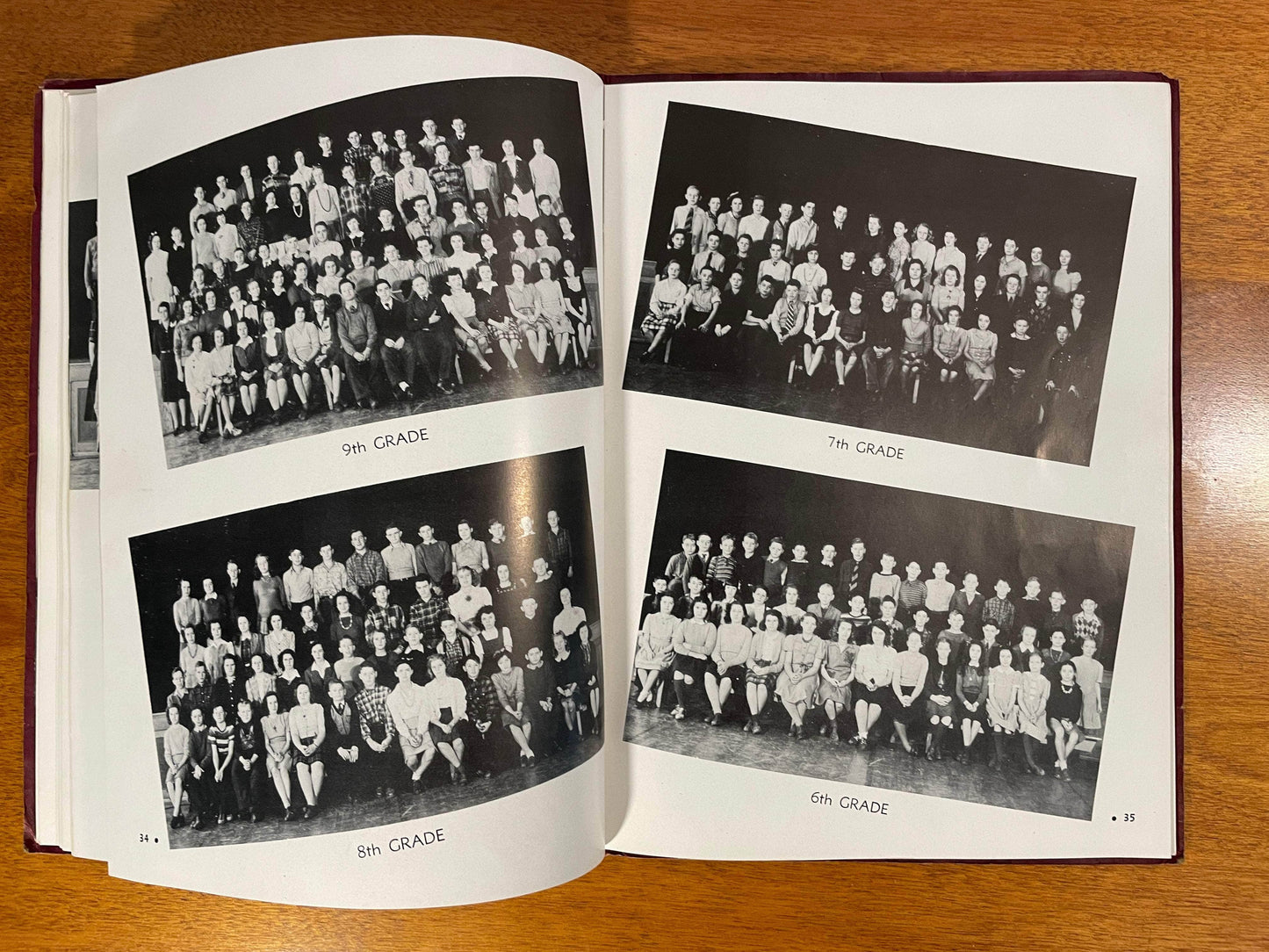 Flipped Pages The Hilltop Hight School Yearbook Ballston Lake New York 1944