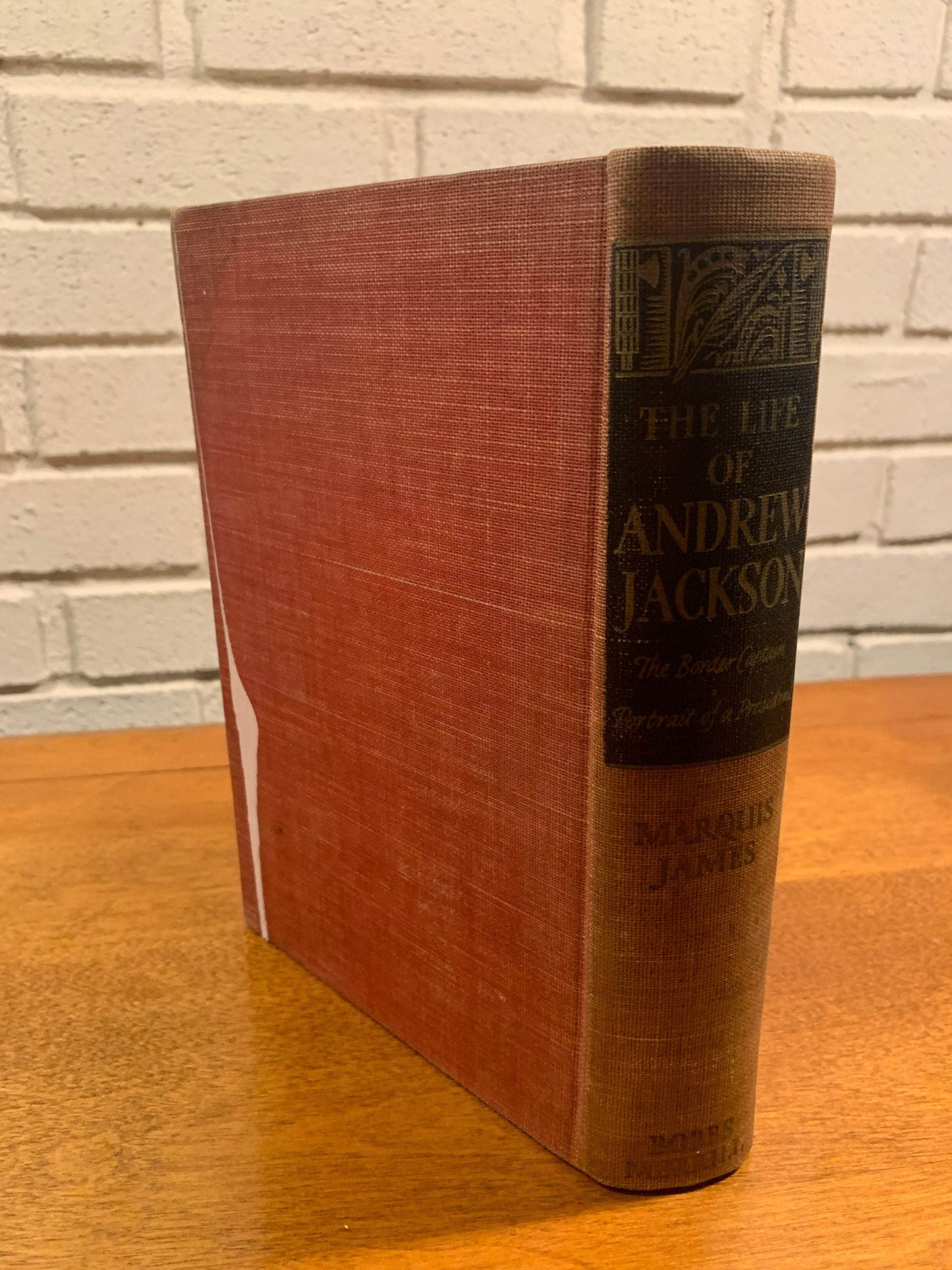 Flipped Pages The Life of Andrew Jackson by Marquis James 1938