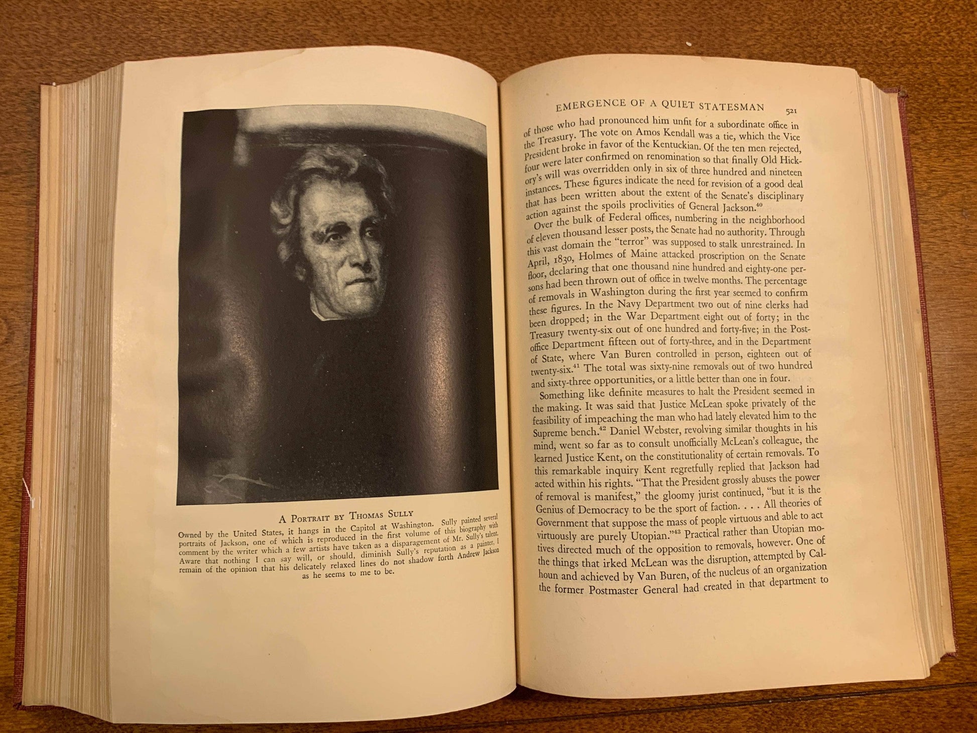 Flipped Pages The Life of Andrew Jackson by Marquis James 1938