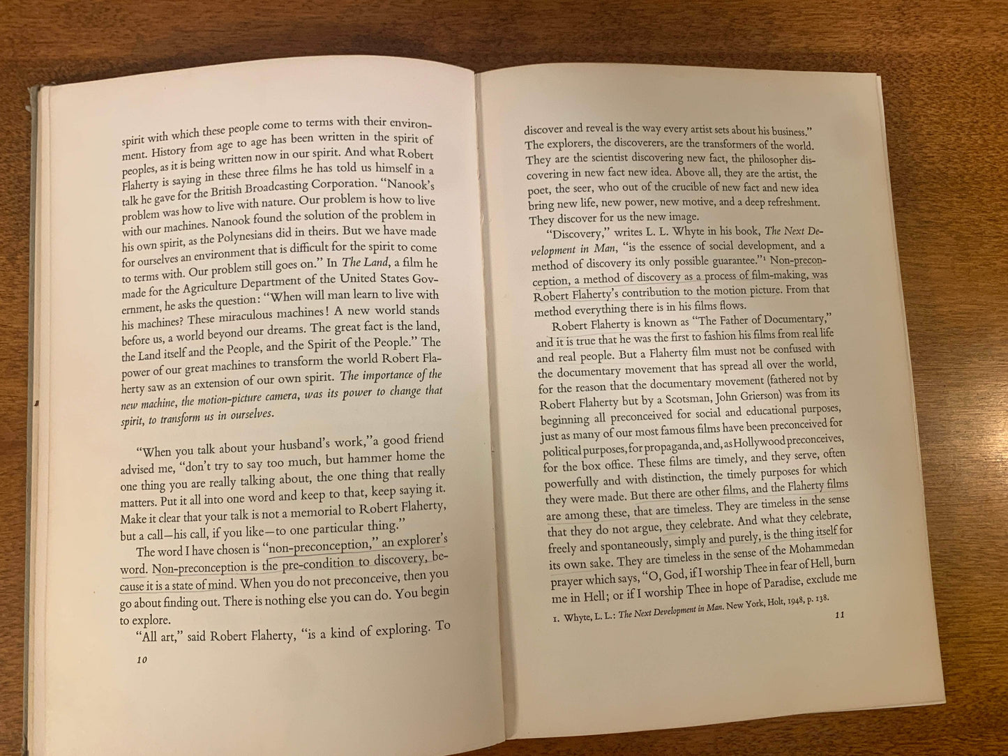 Flipped Pages The Oddyssey of a Film-Maker: Robert Flaherty's Story by Frances Hubbard Flaherty