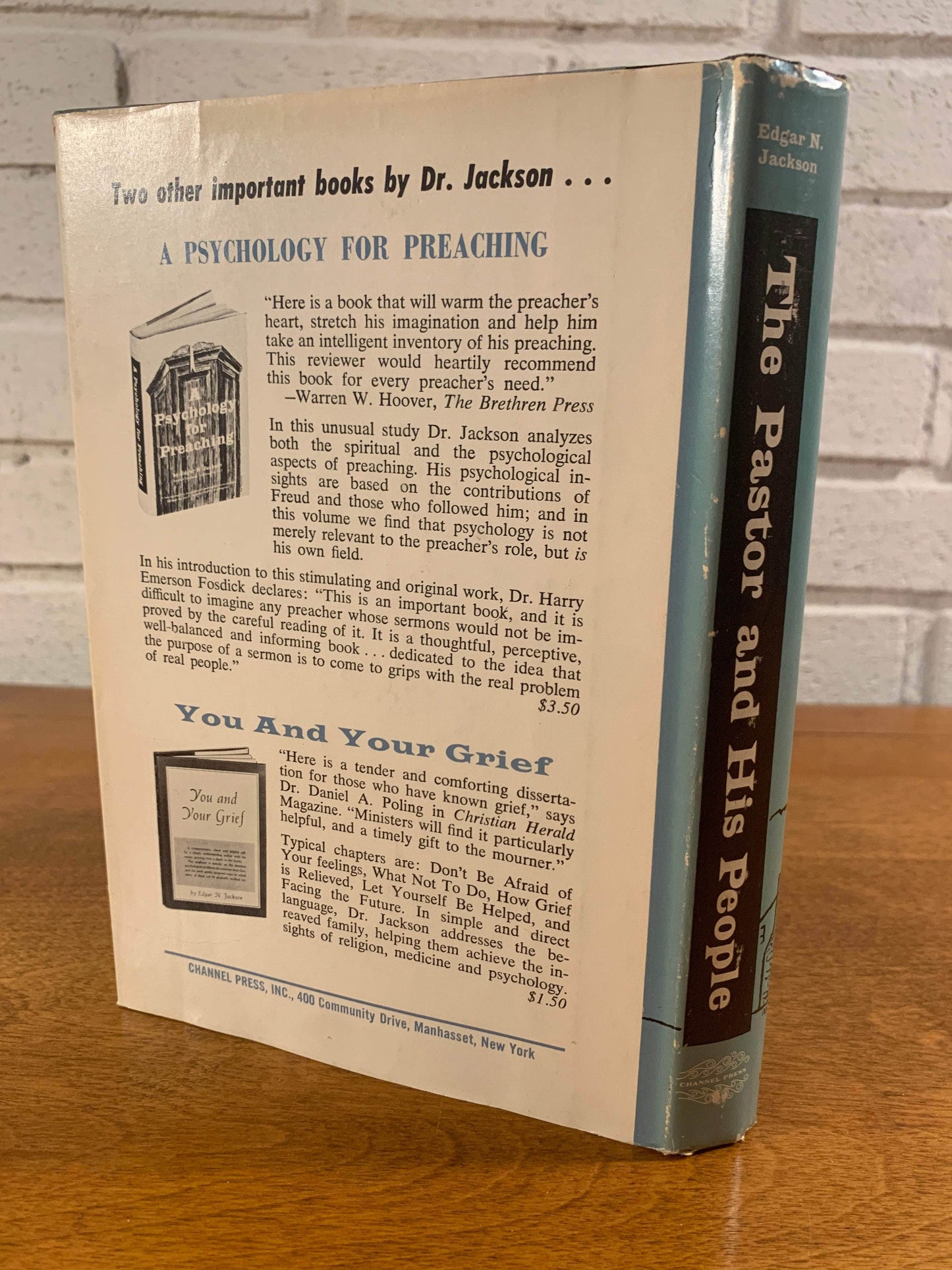 Flipped Pages The Pastor and his People by Edgar N. Jackson 1963