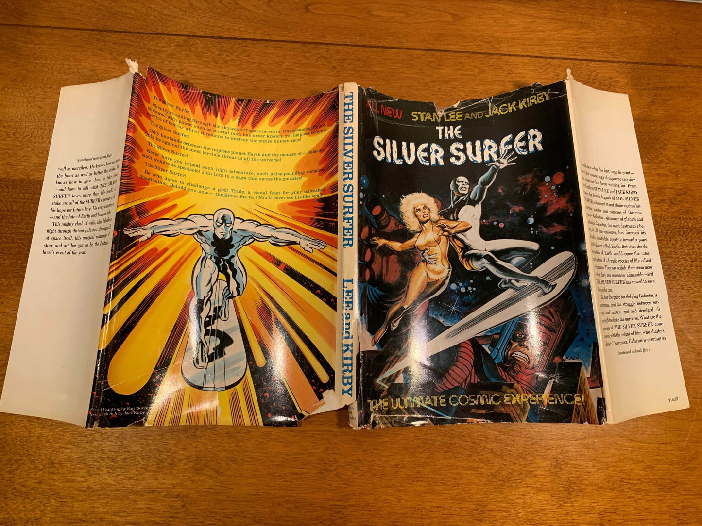 Flipped Pages The Silver Surfer The Ultimate Cosmic Experience 1978 Fireside, 2nd Printing HC