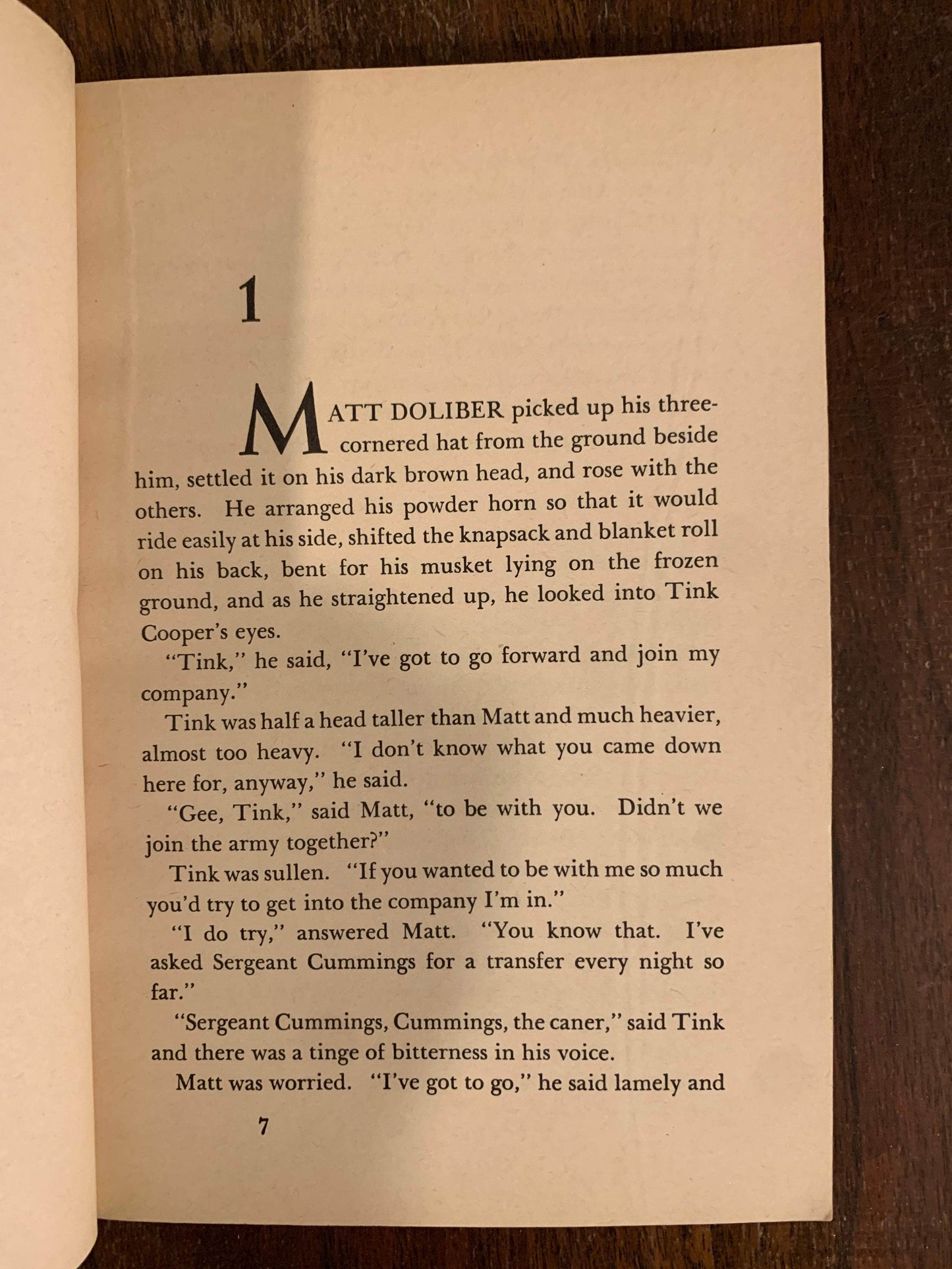 Flipped Pages Twelve Days til Trenton by John M. Duncan, Young Pioneer Book 1966