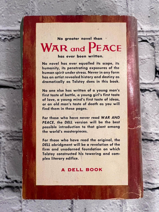 Flipped Pages War and Peace by Leo Tolstoy [1962]
