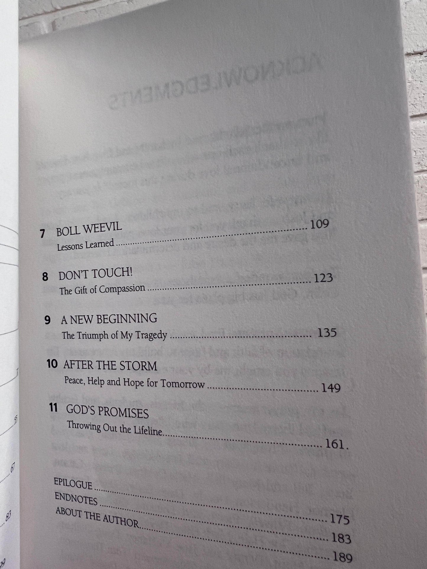 Flipped Pages Why: Answers to Weather the Storms of Life by Vernon Brewer (Signed)