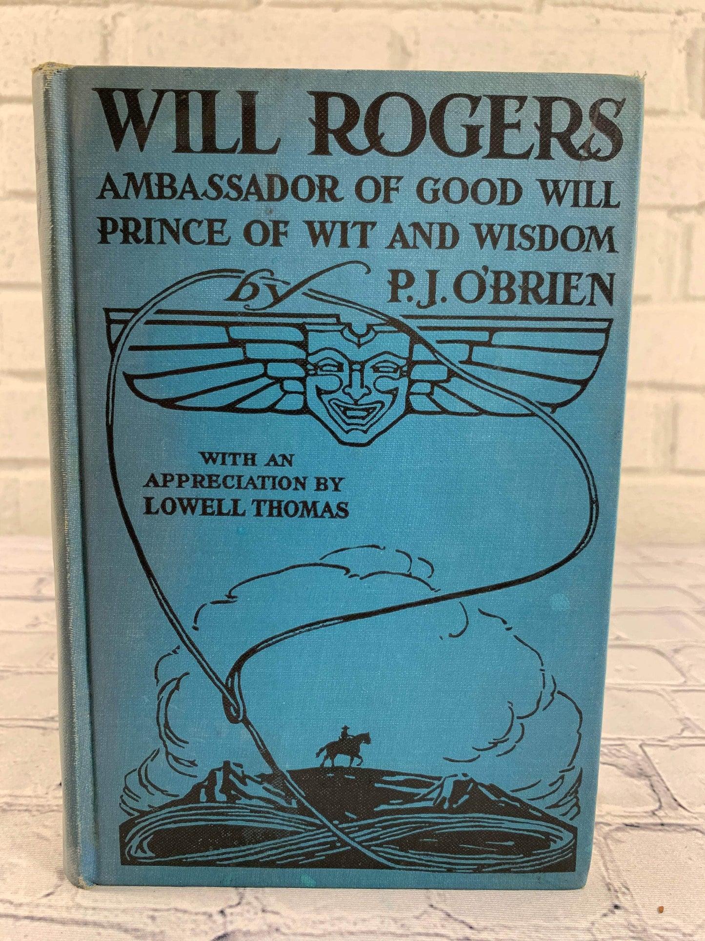 Flipped Pages Will Roger's Ambassador of Good Willl by P.J. O'Brian [1935]