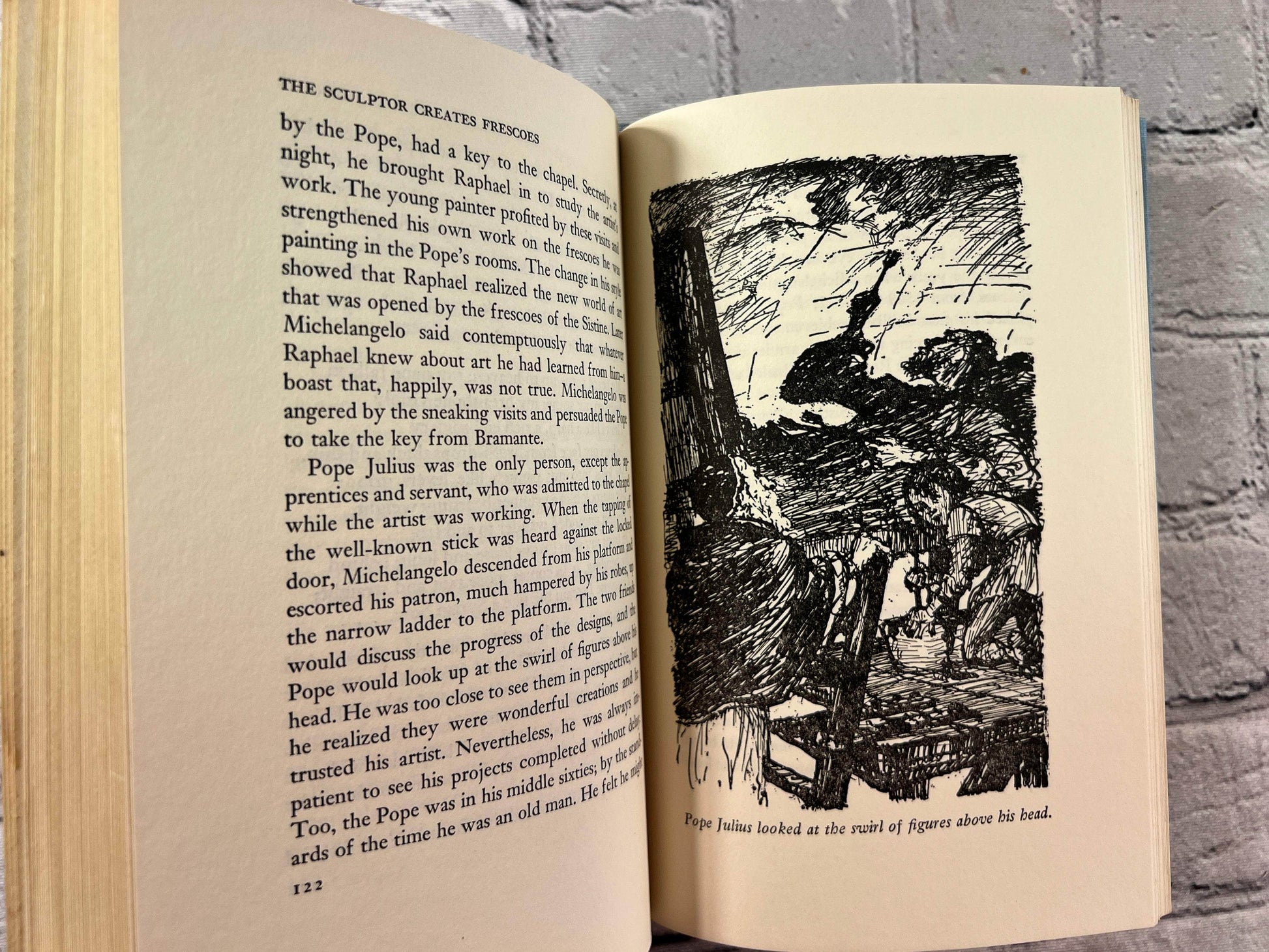 Flipped Pages Wings of an Eagle: The Story of Michelangelo [1967 · 2nd Print]