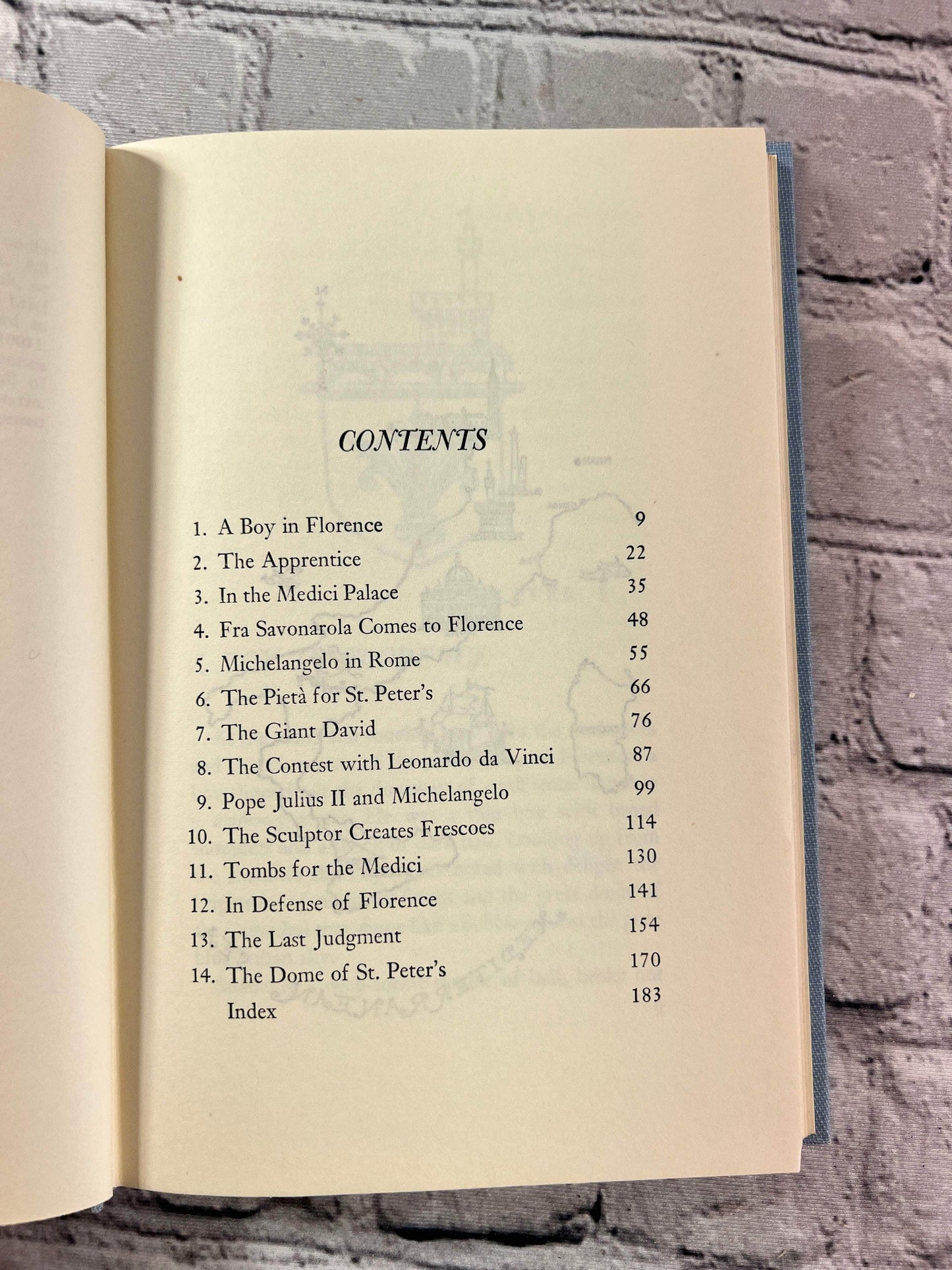 Flipped Pages Wings of an Eagle: The Story of Michelangelo [1967 · 2nd Print]