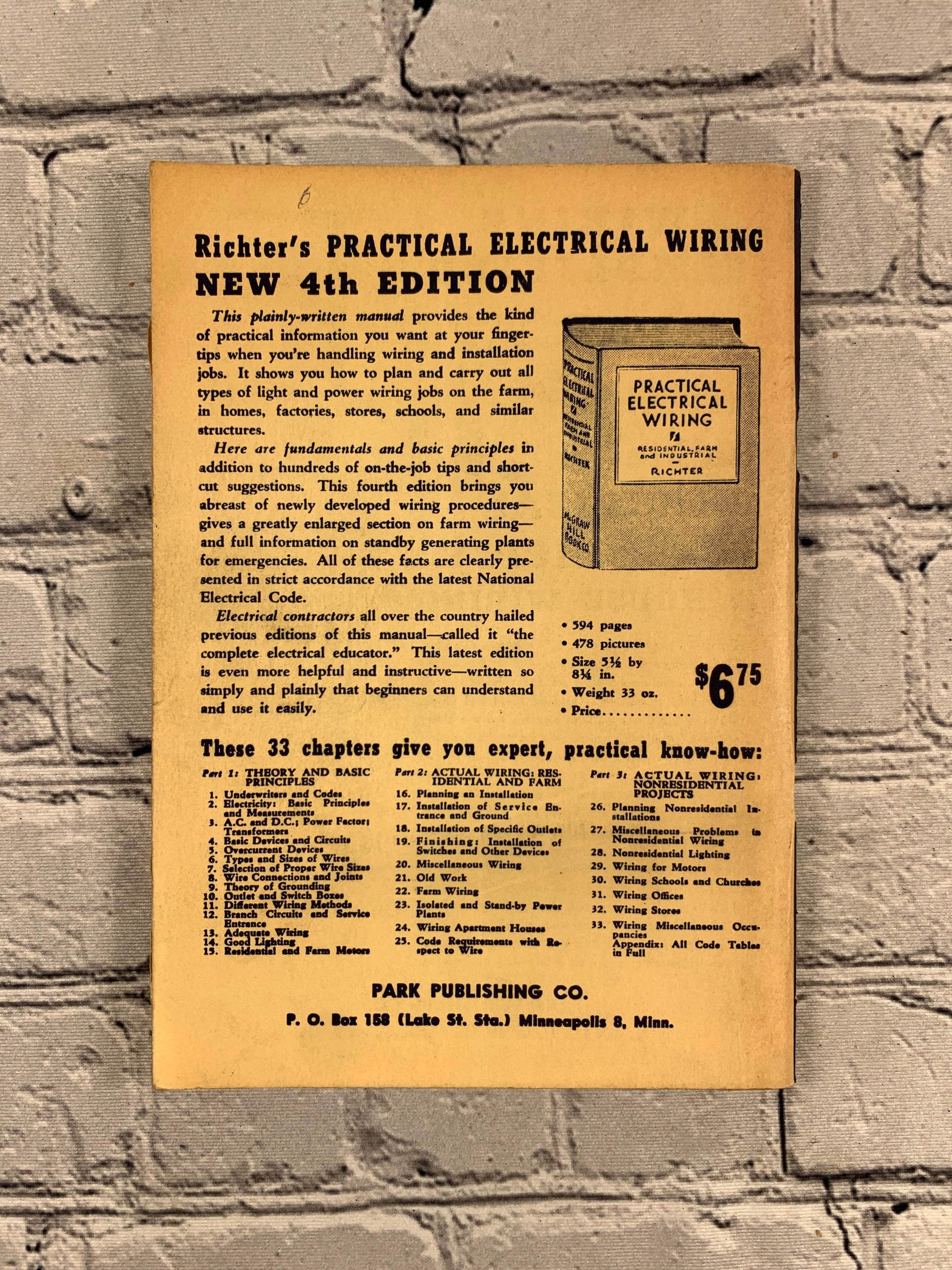 Flipped Pages Wiring Simplified by H.P. Richter [1953]