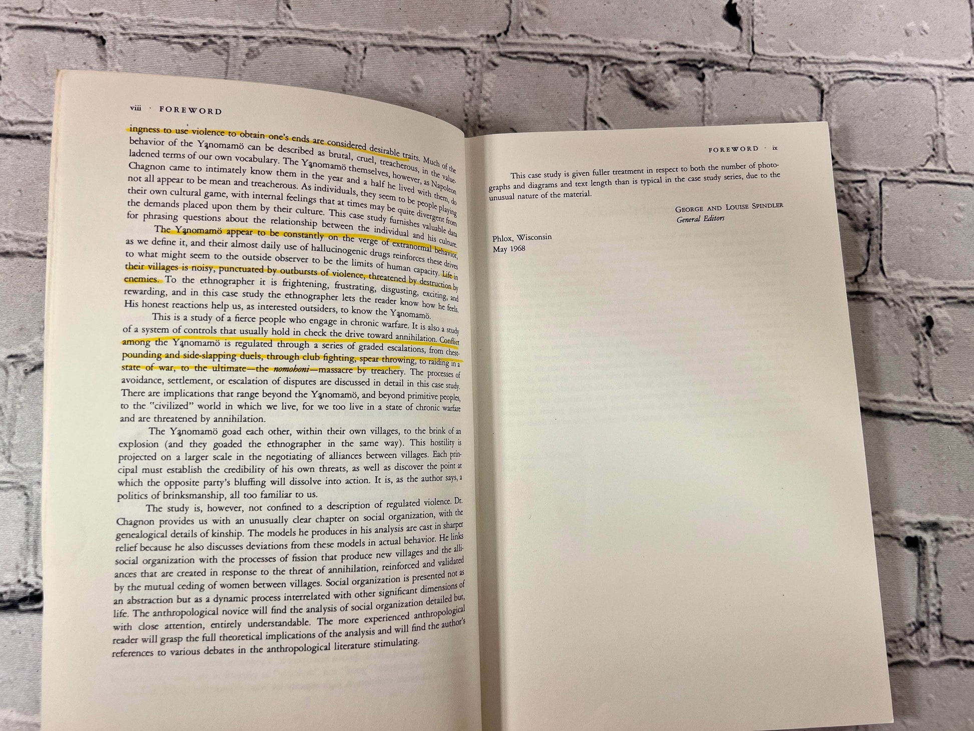 Flipped Pages Yanomamo: The Fierce People by Napoleon A. Chagnon [1968]