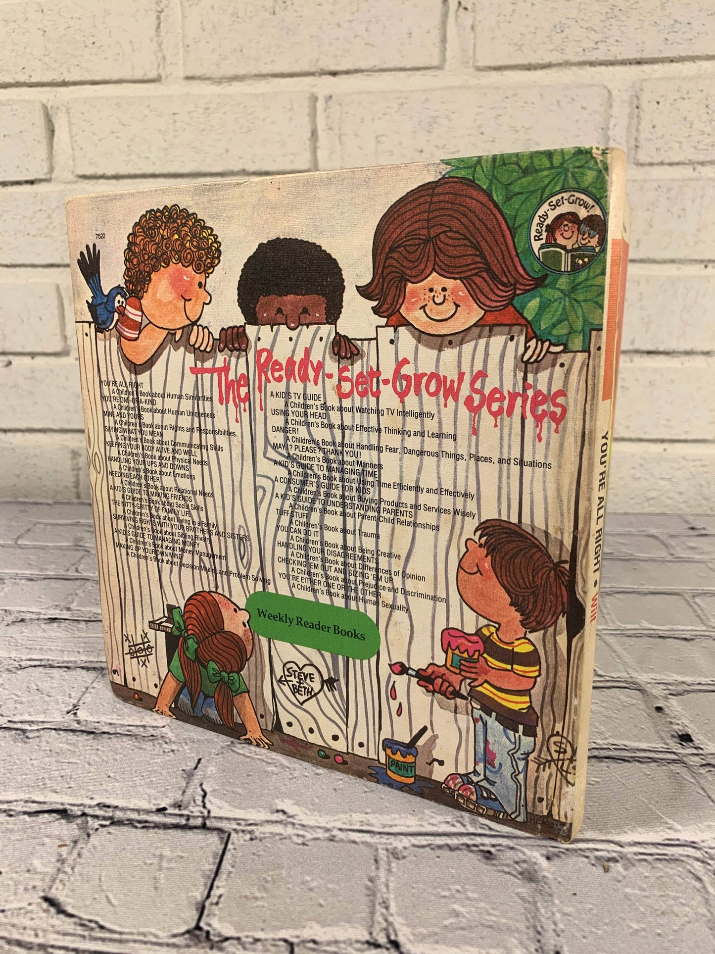 Flipped Pages You're All Right, A Children's Book about Human Similarities by Joy Wilt [1st Ed · 1979]