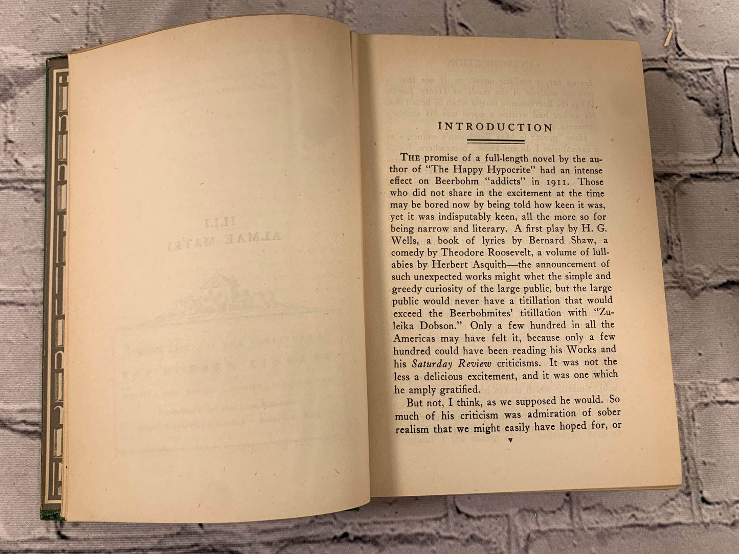 Flipped Pages Zuleika Dobson by Max Beerbohm [1926]